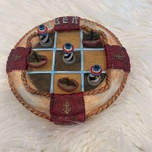 Nautical Liberty Life Ring Tic Tac Toe
